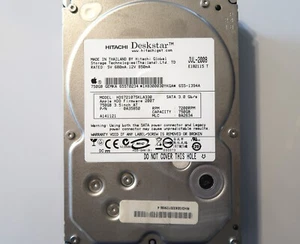 Hitachi HDS721075KLA330 0A35850 BA2634 Apple#655-1394A 750gb 3.5" Sata JUL-2008 - Picture 1 of 1