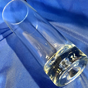 Badash Crystal Galaxy European Mouth Blown Lead Free Cylinder Vase 11 X 3 1/4