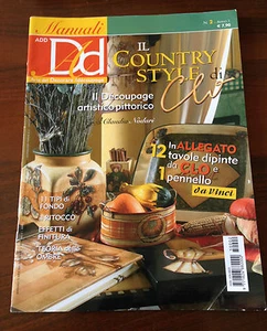 MANUALI ARTE DEL DECORARE N.2 ANNO I - IL DECOUPAGE ARTISTICO PITTORICO - Picture 1 of 1