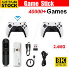 Wireless Retro Game Console Plug Play Video Game Stick 40000+ Tv Games 2 Play