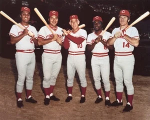 Cincinnati Reds THE BIG RED MACHINE Glossy 11x14 Photo Pete Rose, Johnny Bench - Picture 1 of 1