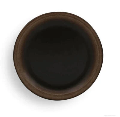 Original Bunzlauer Keramik flacher Teller (Pizzateller) Ø 27,2 cm im Dekor braun - Bild 1 von 4