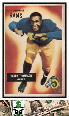 1955 Bowman #23 Harry Thompson - Los Angeles Rams RC - Image 1 of 2