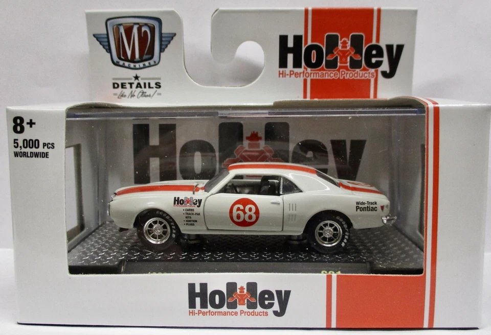 2020 M2 MACHINES 1968 PONTIAC FIREBIRD 400 H.O HOLLEY WHITE S91 - Image 1 of 1