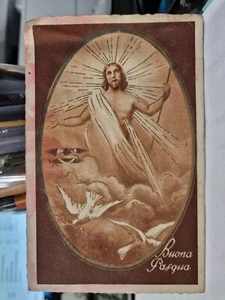Cartolina Buona Pasqua Cristo Risorto 1935 Degami SP3615 * - Bild 1 von 2