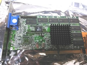 VINTAGE RIVA TNT 16 MB AGP VIDEO CARD 702799000890