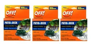 3 ~OFF! Patio & Deck Mosquito Coil IV Country Fresh Scent 6 Coil Refills - Picture 1 of 1