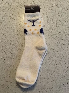 Gap Kids cozy socks Hanukkah Girls Size L/XL Shoe Size 3-6 NWT - Picture 1 of 3