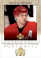 2002-03 Upper Deck Classic Portraits Nicklas Lidstrom Detroit Red Wings #35