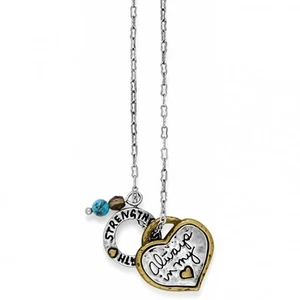 Neu mit Etikett Brighton ART & SOUL ALWAYS In My HEART Perlen Charm Valentinstag Halskette unverbindliche Preisempfehlung des Herstellers 60 $ - Bild 1 von 7