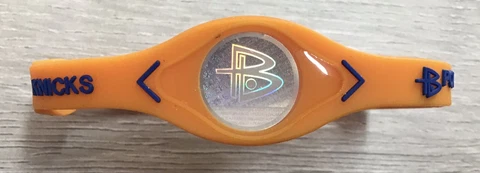 NBA TEAM NEW YORK KNICKS - ORANGE & BLUE Power Balance Energy Wristband - NEW Cover
