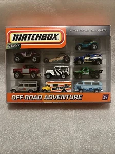 Paquete de regalo sellado 2010 Matchbox 10 coches todoterreno aventura! #MMP (VHTF) - Imagen 1 de 16