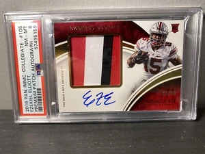 2016 Panini Immaculate Collection #105 Ezekiel Elliott PP Auto PSA 8 OSU 3 Color - Picture 1 of 4