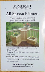 All-Season Planters Craft Pattern for Deck or Patio - Picture 1 of 1