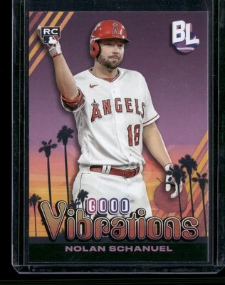 2024 Topps Big League #GV-21 Nolan Schanuel Good Vibrations - 19601 - Image 1 of 2