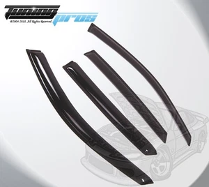 For Infiniti FX35 FX45 2003-2008 Black Window Rain Guards Visor 4pcs Set - Bild 1 von 4