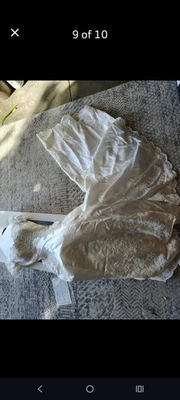 wedding dress by David's bridal size 8, in preservation box - Image 1 of 4