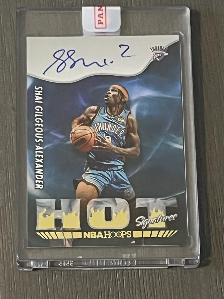 Shai Gilgeous-Alexander Hot Signatures 2022-23 NBA Hoops ON-CARD AUTO HS-SGA - Image 1 of 4