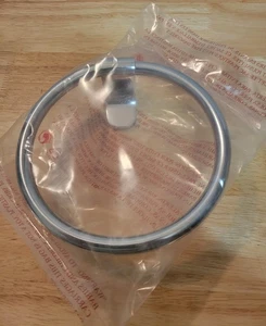 Silberner Handtuchring - 6,5 Zoll Durchmesser. Versiegelt - Bild 1 von 3