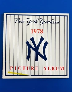 Álbum de fotos de béisbol 1978 New York Yankees vintage 7x7”; grado medio - Imagen 1 de 4