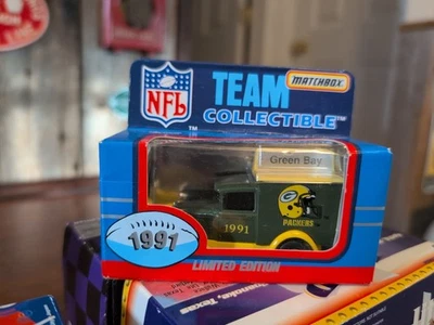 Camión Matchbox Equipo NFL Coleccionable 1991 Green Bay Packers Modelo A Nuevo de Lote Antiguo Foto 1 de 2