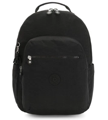 kipling Basic Seoul Backpack L Rucksack Black Noir - Bild 1 von 3