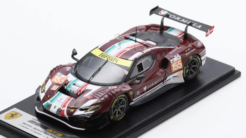 LOOKSMART LSLM186 FERRARI 296 GT3 N.155 LE MANS 2024 LAURSEN-LAURSEN-TAYLOR 1:43 - Immagine 1 di 1