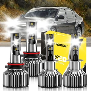 For Subaru Legacy 2000-2003 2004 4Pcs LED Headlight High/Low Beam Light Kit Bulb - Picture 1 of 11