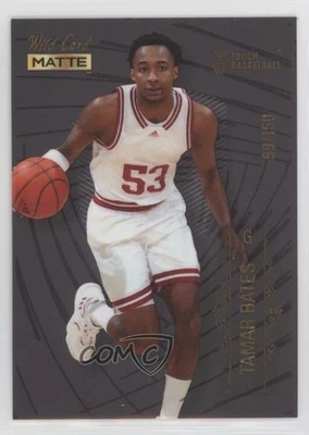 2022 Matte Draft Touch Basketball Black - Spiral Lines /150 Tamar Bates #MB-66 - Image 1 of 2