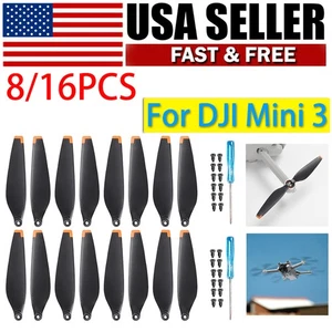 16 Stück Drohnenblätter Requisiten Flügel Geräuscharme Propeller für DJI Mini 3 Zubehör - Bild 1 von 7