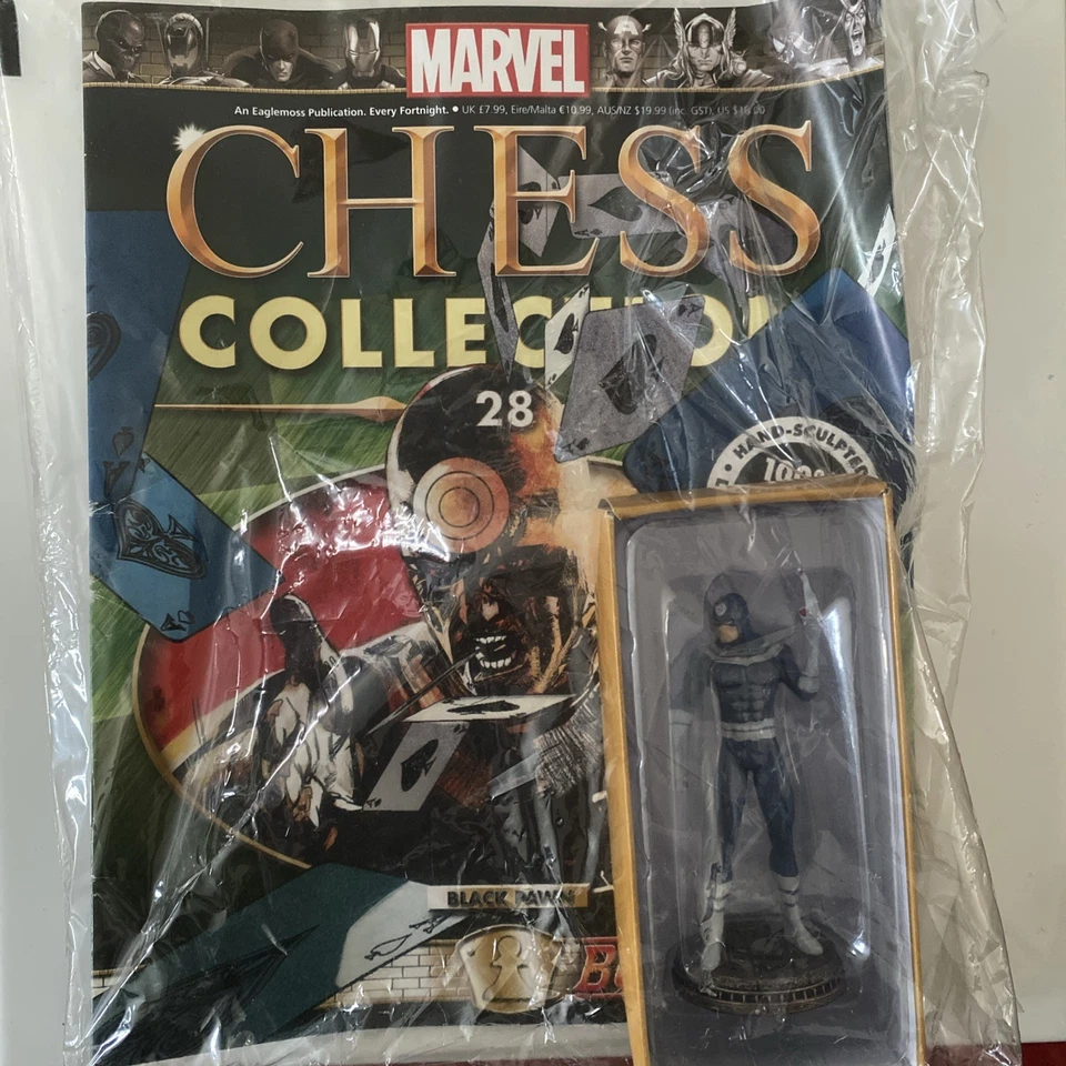 BULLSEYE Black Pawn Eaglemoss Marvel Chess Piece Figurine &  Magazine Sealed — 第 1/4 张图片