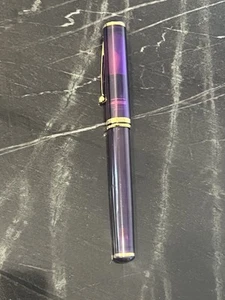 Sheaffer Vintage W.D. Pluma Estilográfica "Levenger" Adriático Púrpura-14k Fina - Imagen 1 de 24