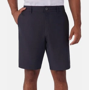 NEU Herren Hang Ten Hybrid Walkshorts Shorts Größe 36 schwarz 10" Schrittlänge - Bild 1 von 4