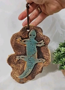 Tom Schoolcraft ceramica artigianale da appendere a parete Az decorazione lucertola sud-occidentale - Foto 1 di 8