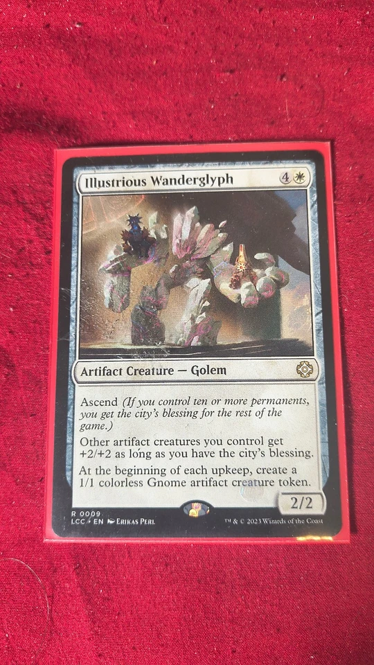 MTG Illustrious Wanderglyph - Commander: The Lost Caverns of Ixalan (LCC) - Image 1 of 1