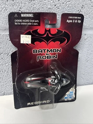 NOVO Vintage Kenner 1997 DC Comics Batman & Robin Diecast 4" Redbird Hasbro - Imagem 1 de 2