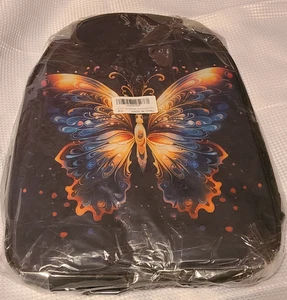 Rucksack Schwarz mit Schmetterling Neu - Bild 1 von 2
