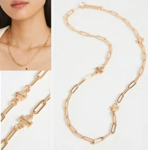 Tory Burch Good Luck Chain Necklace - Picture 1 of 9