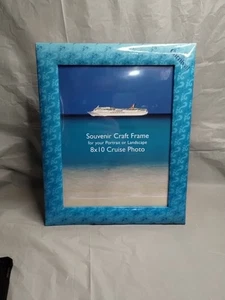 CARNIVAL Cruise Line Souvenir Padded Craft Photo/Picture Frame 8x10. Open Pckage - Picture 1 of 5