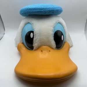 SOMBRERO DE PATO DONALD - 1980’s Limited Vintage Disneyland SnapBack Peluche Talla Adulto - Imagen 1 de 10
