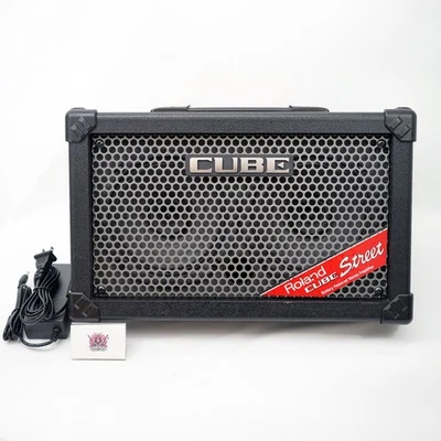 Roland Cube Street Black Battery Power Stereo Amplifier Busking Amp Japan Tested - Image 1 of 4