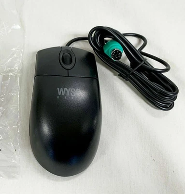 NEW Wyse Dell 770510-21L PS-2 Scroll Wired BLACK Optical Mouse MO42KOP PS/2 - Image 1 of 2