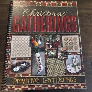 Christmas Gatherings Quilt Pattern Book by Lisa Bongean of Primitive Gatherings - Picture 1 of 2