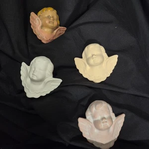Bemaltfertig Weihnachten Cherub Engel Kopfschmuck unbemalt Terrakotta Urlaub - Bild 1 von 25