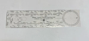 Aerial Photo Scale Protractor Forest & Range Station Ogden Utah Vtg - Picture 1 of 12