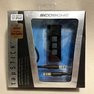 Scosche tapStick Estuche Controlador Para iPod Shuffle Gen 3 Negro - Totalmente Nuevo En Caja - Imagen 1 de 6