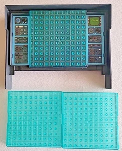 Vintage Electronic Battleship MB Game 1979 Ocean Blue Floor Grids tower Original - Picture 1 of 3