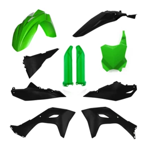 BLACK GREEN Plastic Kit Fits KAWASAKI KX250F 2025 KXF250 - Picture 1 of 2