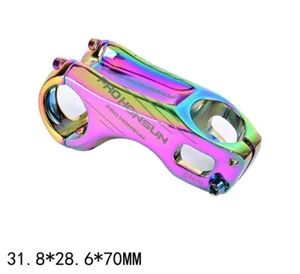 MTB Road Racing XC Bike -17° Aluminium Stem 31.8*70/90mm Bicycle bar stems Multi - Picture 1 of 10