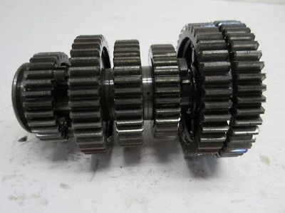 1982 YAMAHA XV920 XV 920 VIRAGO TRANSMISSION MAIN AXLE WITH GEARS - Image 1 of 4